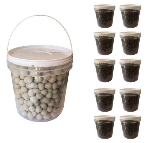 Balde 3.2 Litros Transparente - Kit 10 Peças - Nastripack Embalagens