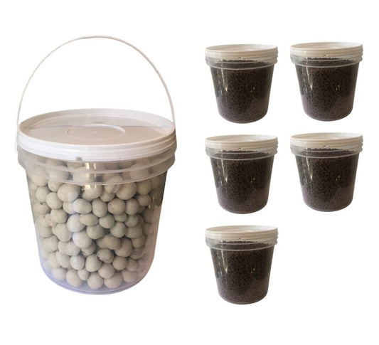 Balde 3.2L Transparente - Kit 05 Peças - Nastripack Embalagens