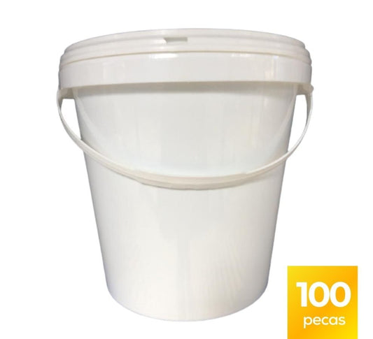 Balde 3.6 L BPA Free - 100 Peças - Nastripack Embalagens