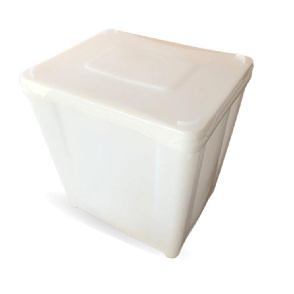 Pote 10 Litros Retangular para Armazenar Alimento - Nastripack Embalagens