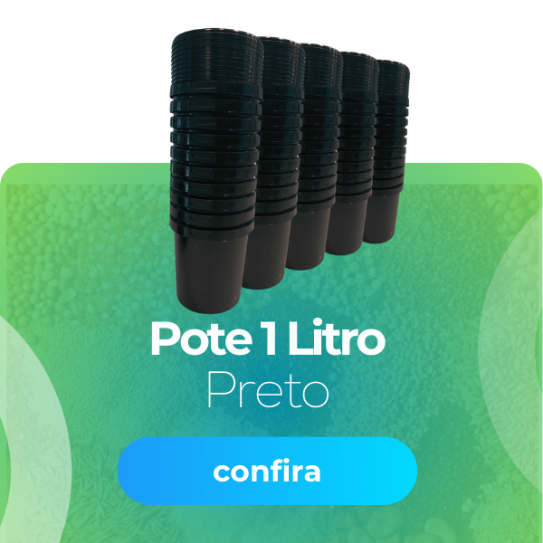 Pote 1L Preto