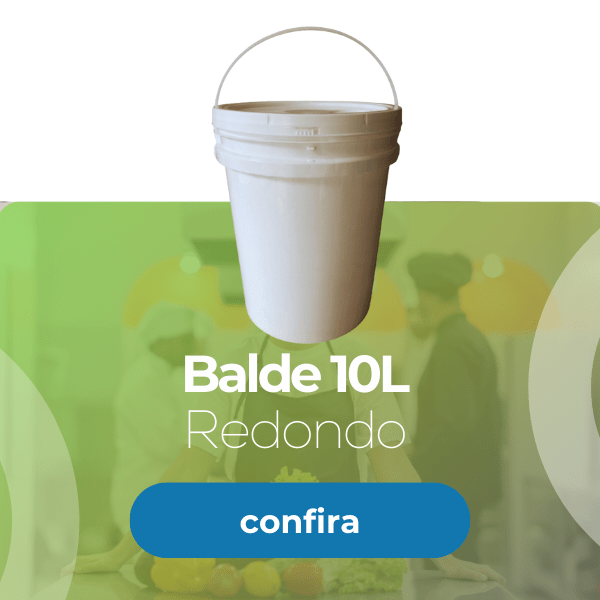 Balde 10 Litros Redondo - Nastripack Embalagens