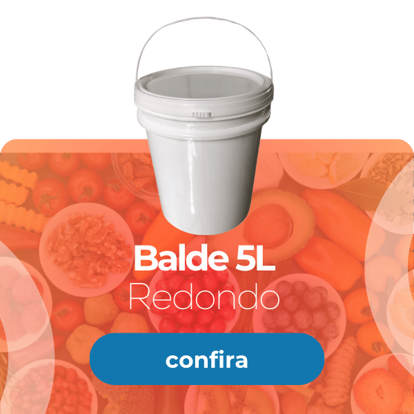 Balde 5L Redondo - Nastripack Embalagens