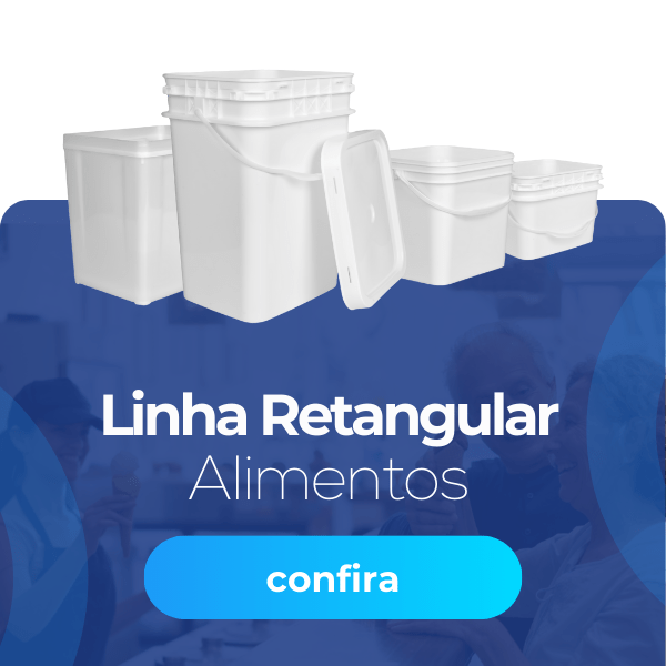 Balde Retangular - Nastripack Embalagens