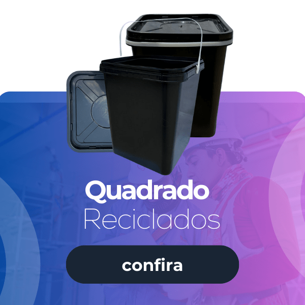 Baldes Quadrados - Nastripack Embalagens