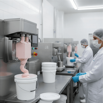 Balde 30l com Tampa Lacre para Armazenar Alimentos - Kit 02 Peças - Nastripack Embalagens