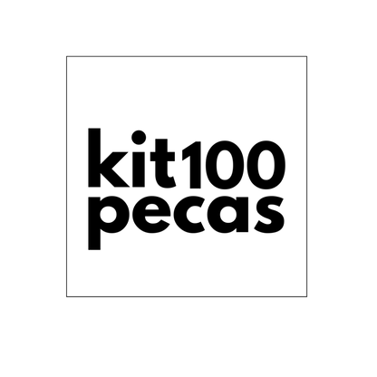 Balde 3.2 Litros Transparente com Tampa Branca Lacre e Alça Plastico Atoxico BPA Free - Kit 100 Peças - Nastripack Embalagens