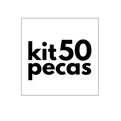 Balde 3.2 Litros Transparente - Kit 50 Peças - Nastripack Embalagens