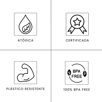 Balde 3.2L Transparente - Kit 05 Peças - Nastripack Embalagens