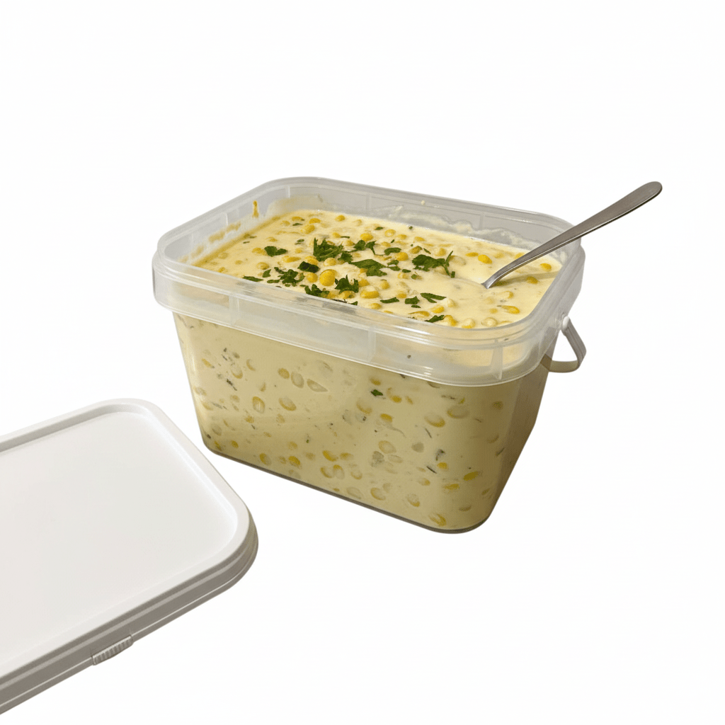 Balde com Tampa para Alimentos 2.4L Retangular Transparente - 20 Pcs - Nastripack Embalagens