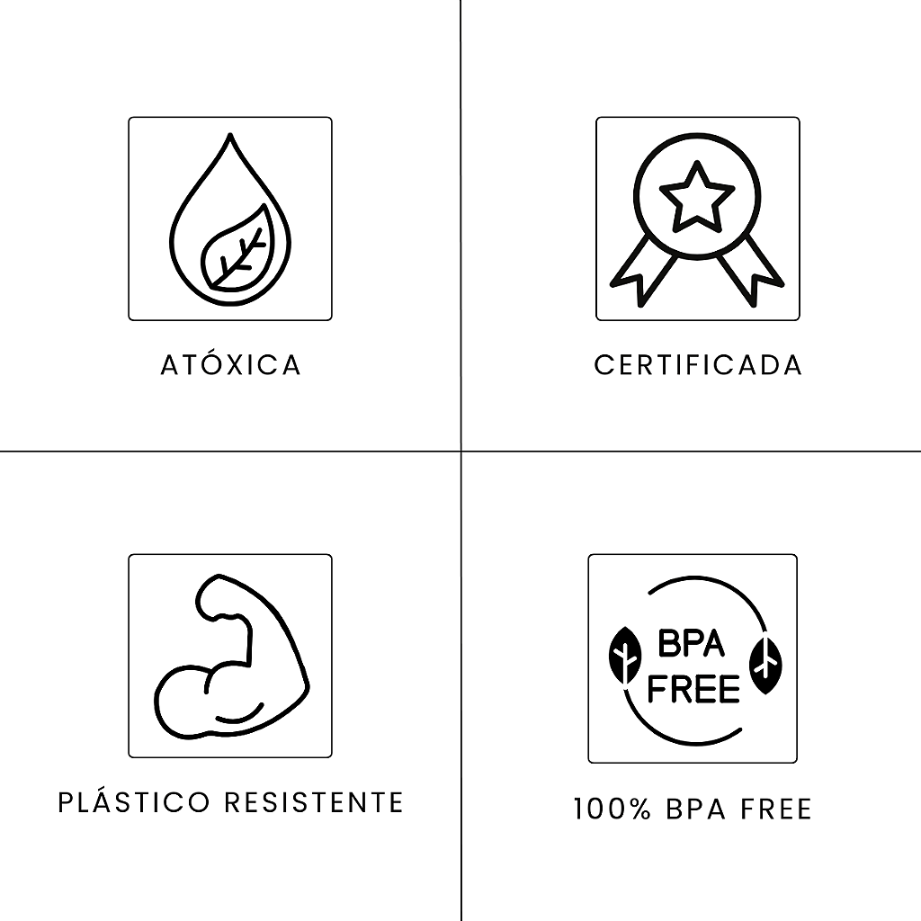 Balde Transparente com Tampa Lacre de Vedação - Kit 13 Pcs - Nastripack Embalagens