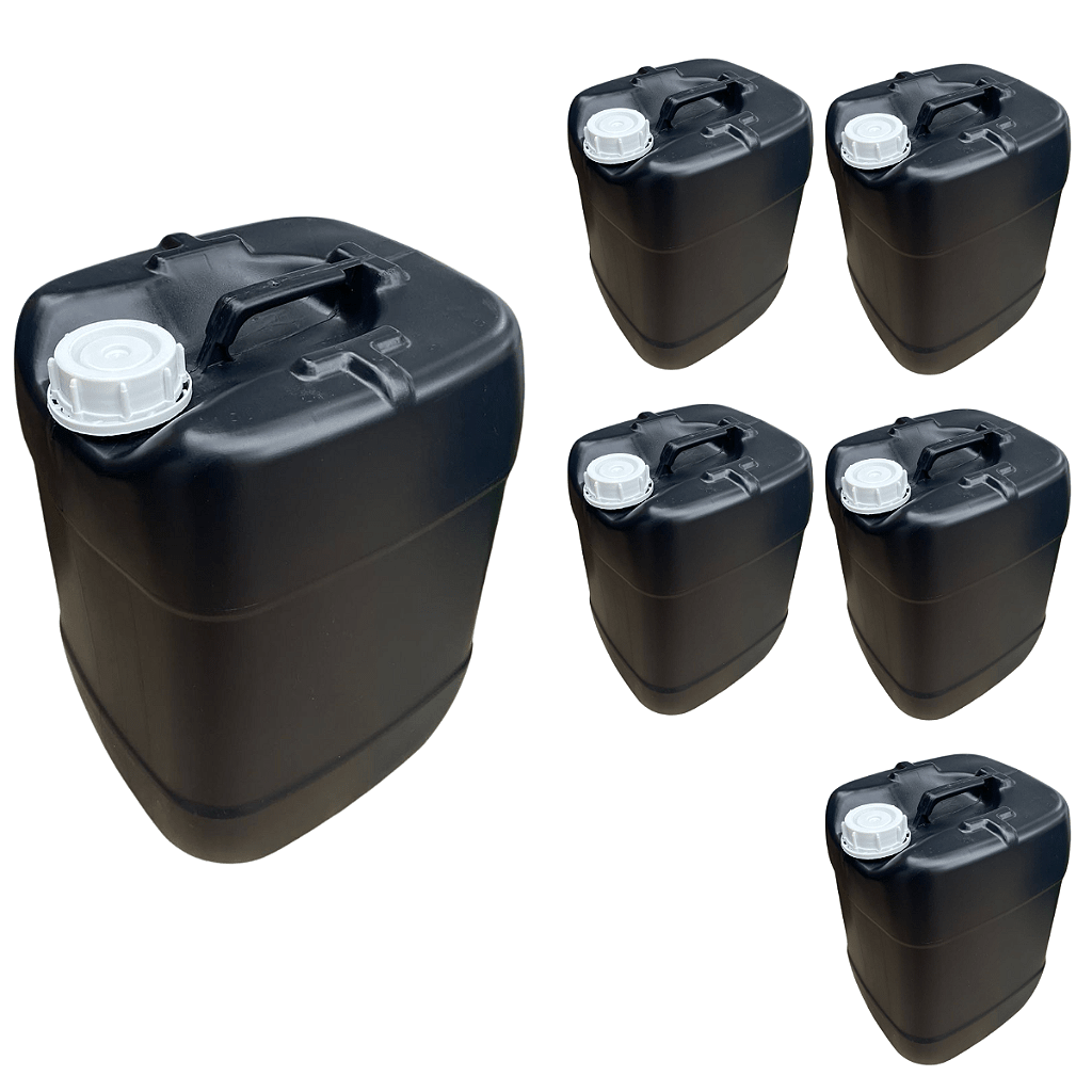 Bombona 20L com Tampa Rosca e Anel de Vedação de Polixan - 05 Peças - Nastripack Embalagens