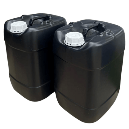 Bombona 20L Preta Reciclado Tampa Rosca e Anel de Polixan - 02 Peças - Nastripack Embalagens