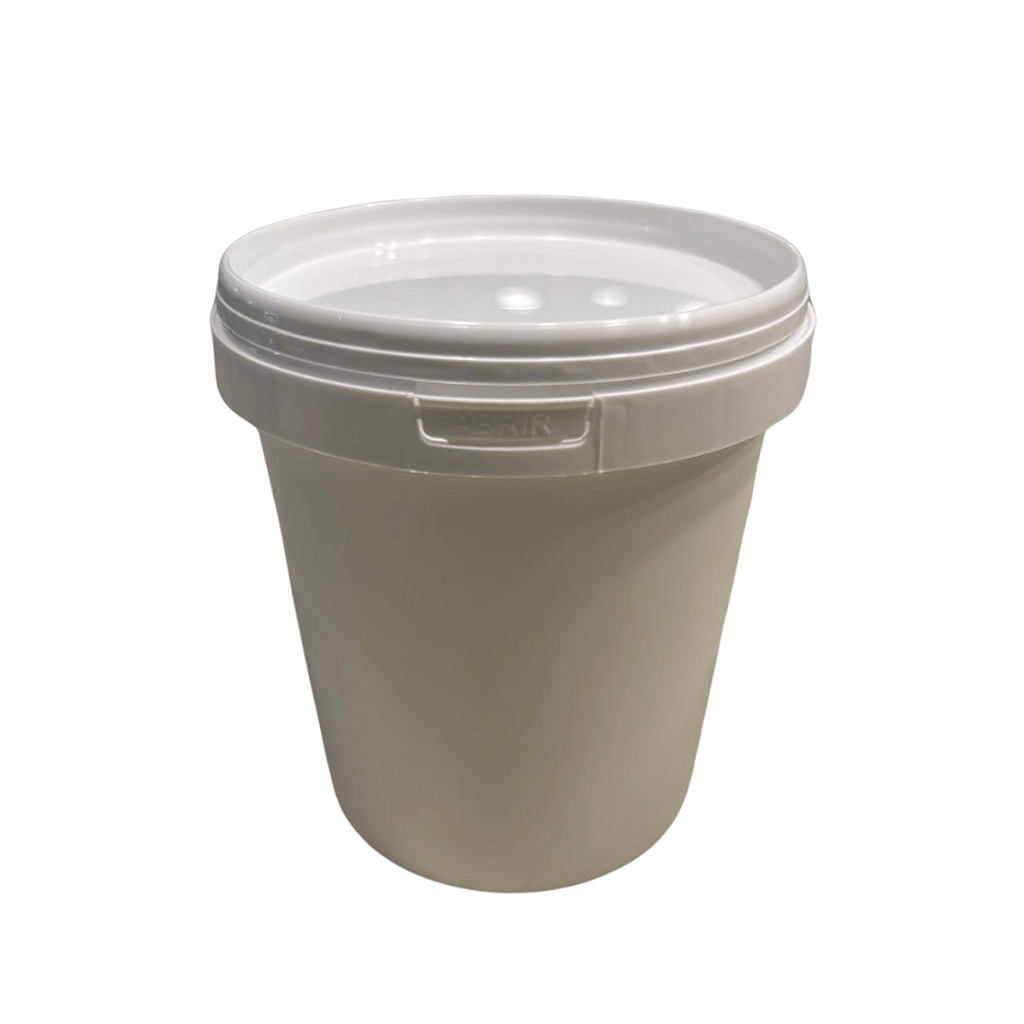 Pote Branco com Tampa Lacre 500ml - Kit 100 Peças - Nastripack Embalagens